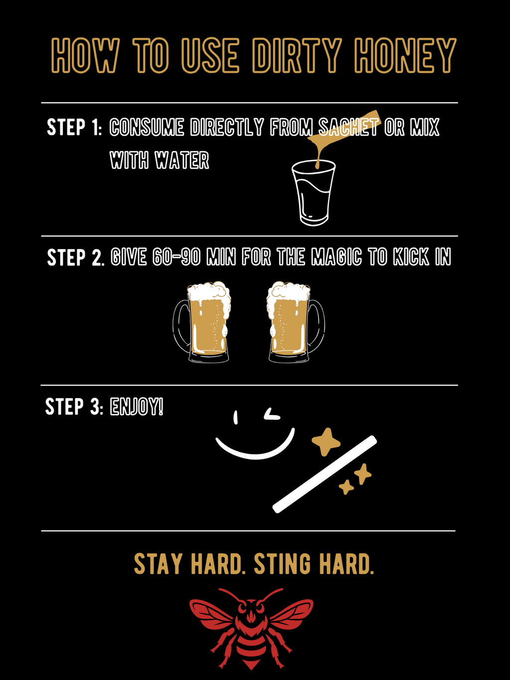 Dirty Honey – 5 Sachets x 10g